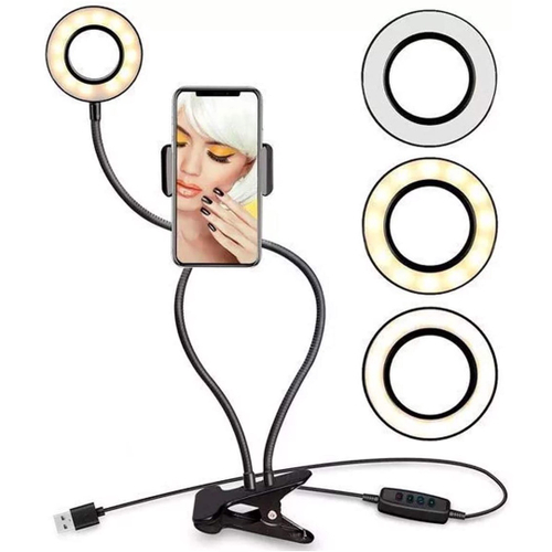 Ring Light Led Completo Suporte Para Celular Maguiagem Live Stream