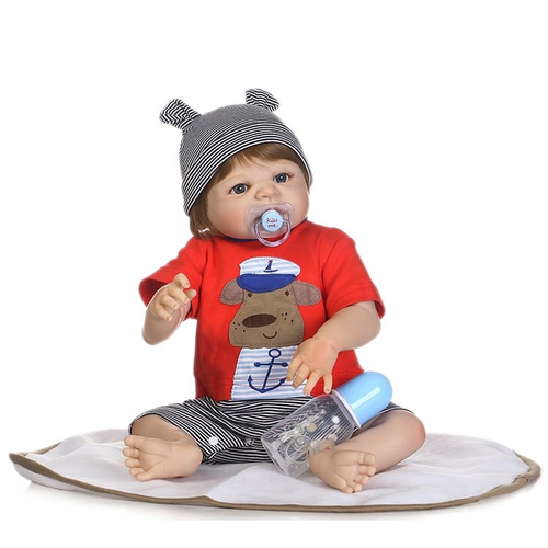 Bebê Reborn Original Menino Legítimo 100% Silicone Macio