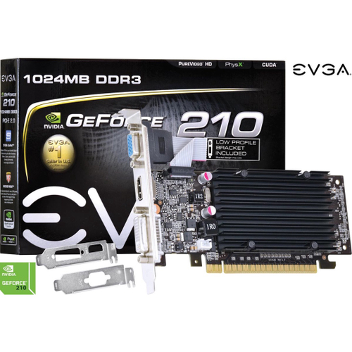 Placa De Video Nvidia Geforce G 210 1gb Ddr3 64 Bits Pci e 2 em