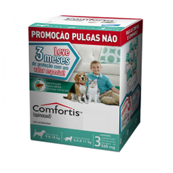 Combo 3 Unidades Comfortis 560mg para Cães de 9 a 18kg e Gatos de 5,5 a 11kg - Elanco é boa?