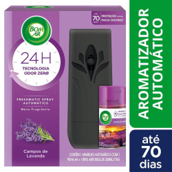 Desodorizador Automatico Bom Ar Freshmatic Campos de Lavanda Refil Menor preço em Desodorizador Automatico Bom Ar Freshmatic Campos de Lavanda Refil