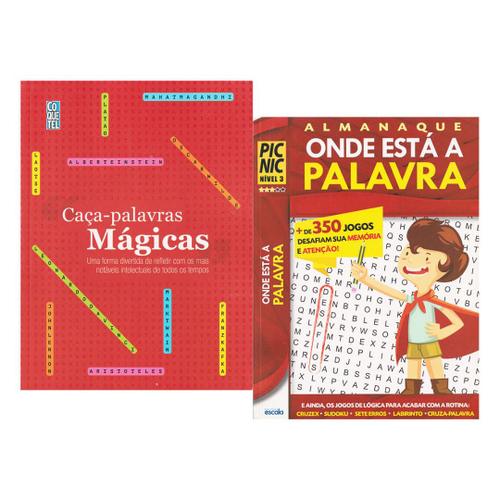 Livro de Passatempo Coquetel Problemas de Lógica Kit 2 Vols