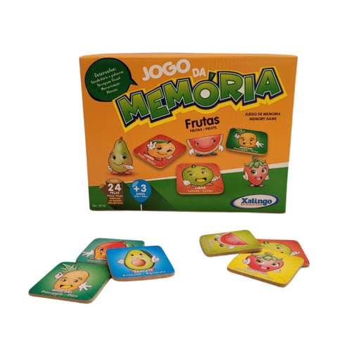 Jogo da Memoria - Frutas - Xalingo