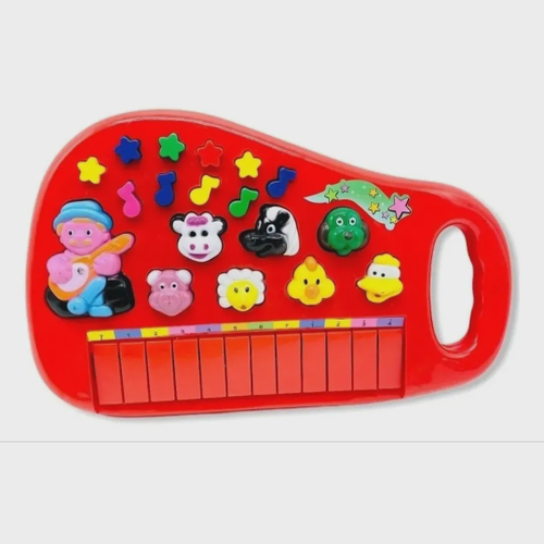 Piano Infantil Musical Educativo Som De Animais Fazendinha