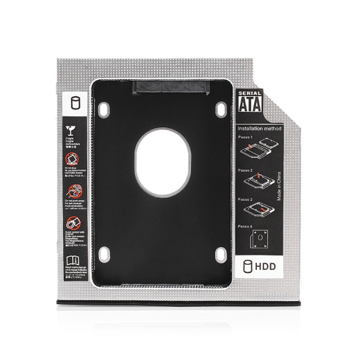 Adaptador case caddy hd ssd sata 2 5 gaveta notebook 9 5mm em promo o