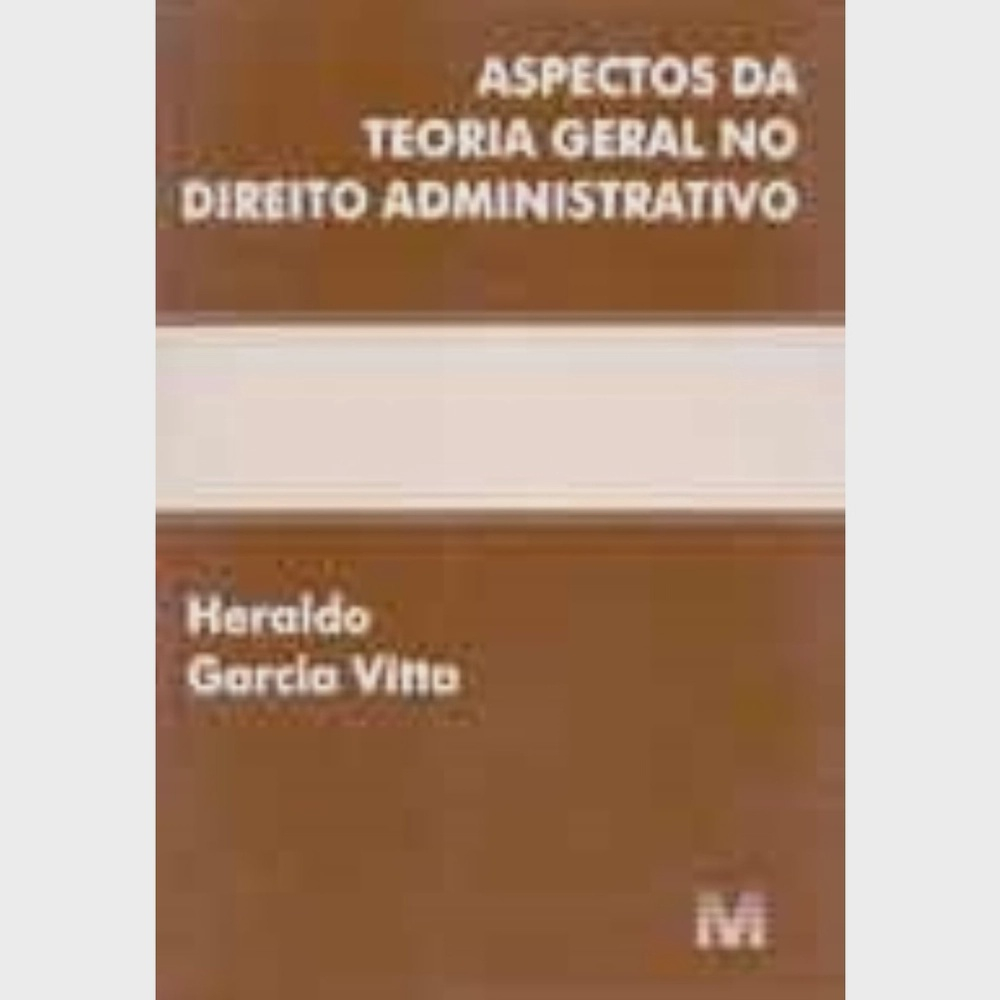 Livro - Aspectos Da Teoria Geral No Direito Administrativo No Shoptime