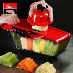 Cortador De Vegetais Multifuncional Triturador Ralador Fatiador Menor preço em Cortador De Vegetais Multifuncional Triturador Ralador Fatiador