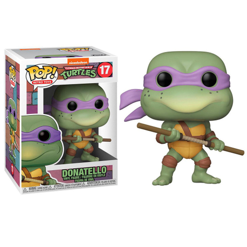 Boneco As Tartarugas Ninja Donatello 33 Funko Pop Comics