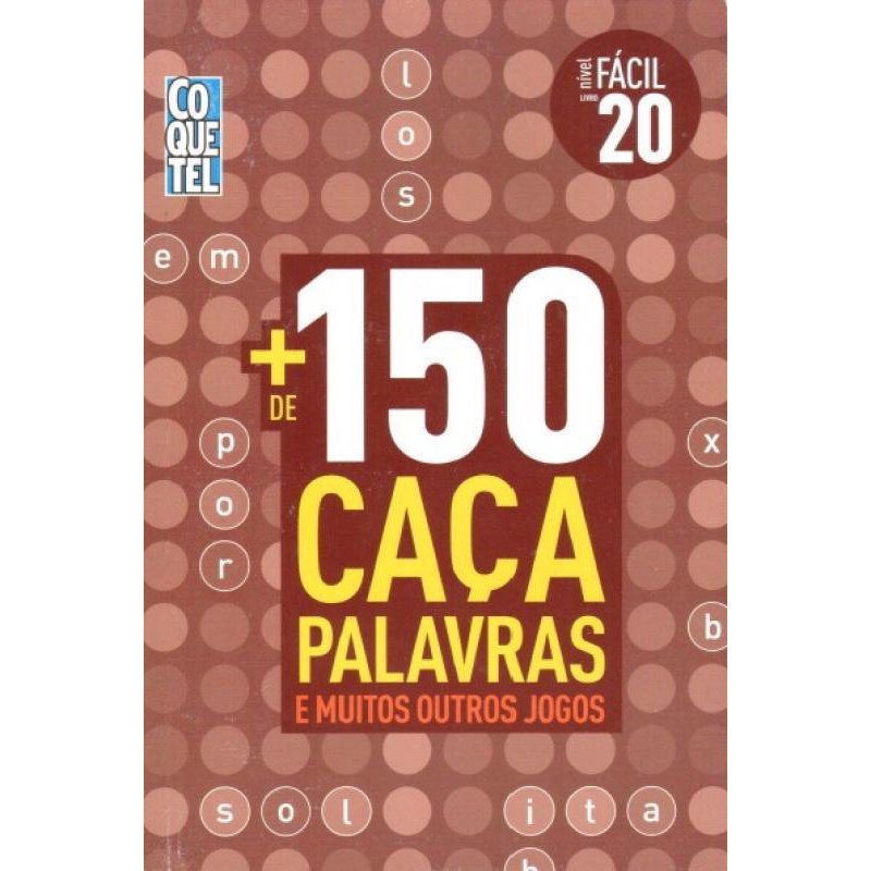 Revista Coquetel Caça Palavras Nível Fácil em Promoção na Americanas