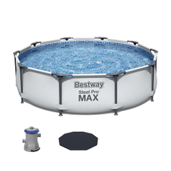 Piscina Bestway 4678 litros Pro Max Estrutural com Filtro 220v e Capa Menor preço em Piscina Bestway 4678 litros Pro Max Estrutural com Filtro 220v e Capa