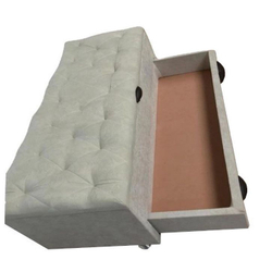 Puff Baú Sapateira Solteiro 88 Bello Box Suede Bege é boa?