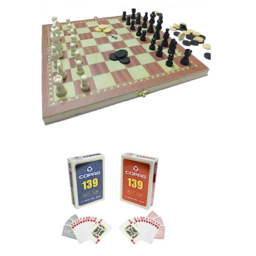 Fun Family Chess Set para Crianças & Adultos - Jogo de Tabuleiro de Madeira  para Aprender Xadrez em Promoção na Americanas