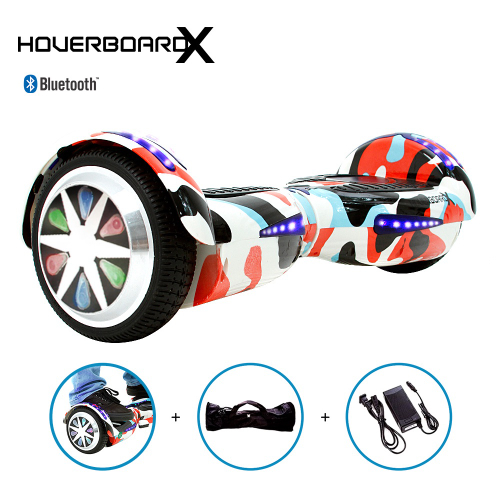 Hoverboard Skate Eletrico 6 5 Camuflado Colorido Barato Bluetooth em Promocao na Americanas