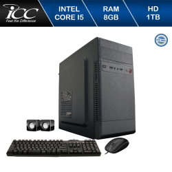 Computador Desktop icc IV2582C Intel Core I5 3.20 ghz 8GB HD 1TB dvdrw Kit Multimídia hdmi fullhd Menor preço em Computador Desktop icc IV2582C Intel Core I5 3.20 ghz 8GB HD 1TB dvdrw Kit Multimídia hdmi fullhd