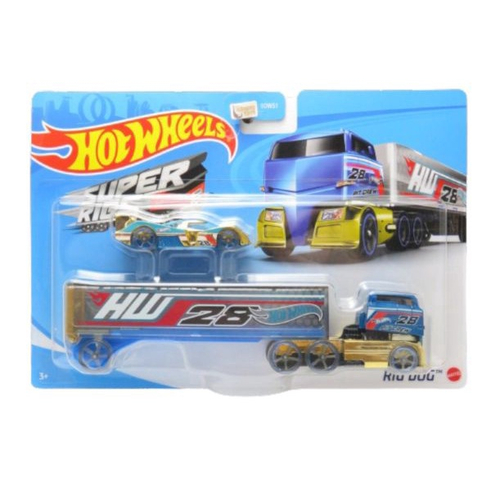 Caminhão Transportador Hot Wheels + 1 carro em Promoção na Americanas