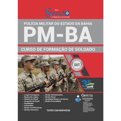 Apostila PM-BA em PDF - Oficial da Polícia Militar - CFO