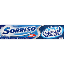 Creme dental sorriso tripla limpeza completa - 70G é boa?