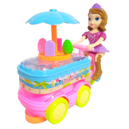 Carrocinha de Sorvete Picolé Carrinho Bate e Volta com Som e Luz Brinquedo  Infantil Meninas da dm toys em Promoção na Americanas