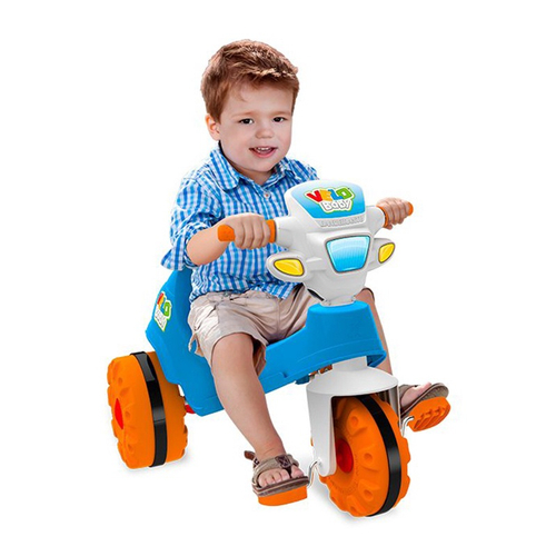 Triciclo Infantil Passeio e Pedal Velobaby - com Empurrador Bandeirante -  Velotrol e Triciclo a Pedal - Magazine Ofertaesperta em Promoção no Oferta  Esperta