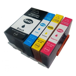 Kit 4 Cartuchos Compatíveis 904xl Para 6970 6978 Menor preço em Kit 4 Cartuchos Compatíveis 904xl Para 6970 6978