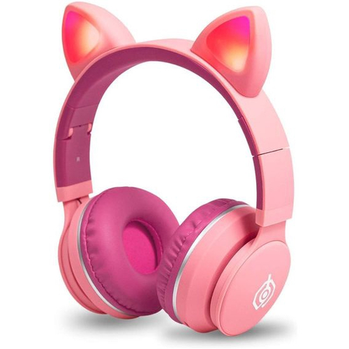 Fone de Ouvido Orelha Gato LED com 7 Cores Luz Headphone Bluetooth  Microfone na Americanas Empresas