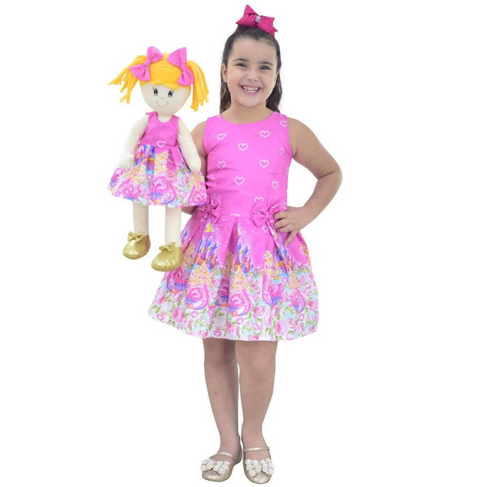 Vestido Barbie Sereia