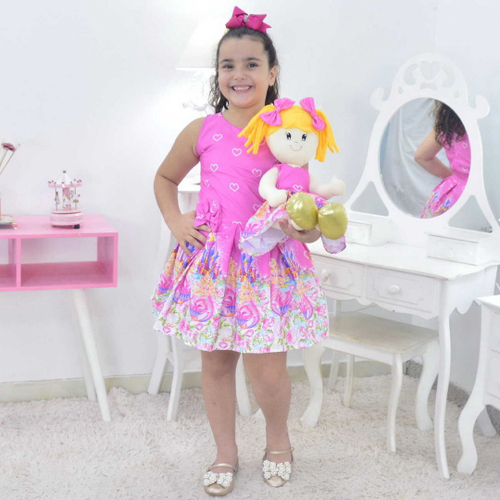 Vestido Barbie Sereia