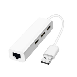 Adaptador Hub 3 Portas Usb Lan Rede Ethernet Gig Rj45 10/100 Menor preço em Adaptador Hub 3 Portas Usb Lan Rede Ethernet Gig Rj45 10/100