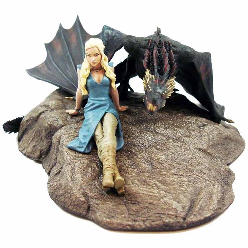 Daenerys e Drogon Statuette Game Of Thrones Dark Horse em