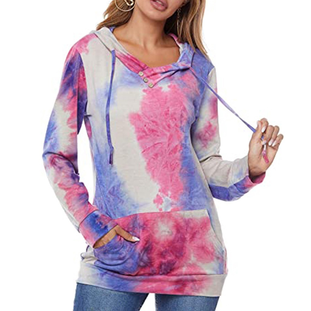 pink tie dye moletom com capuz victoria secret