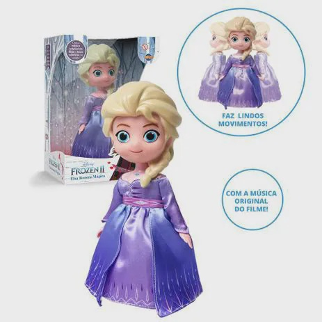 Boneca Musical Disney Elsa Frozen II - Toyng - 40435