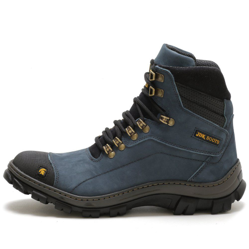 Bota Caterpillar 2160 em Couro - Azul em Promoção na Americanas