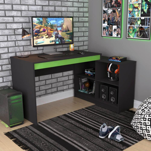 Mesa Escrivaninha Gamer Com 4 Nichos B24 é boa?