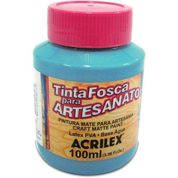 Tinta Pva Azul Turquesa 100ml Pct C06 Acrilex Em Promoção Ofertas