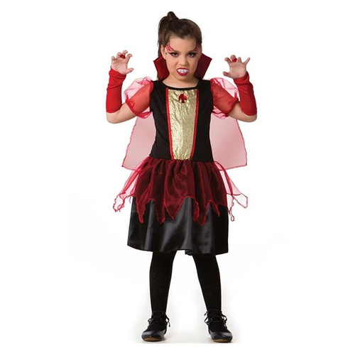 Fantasia de Halloween Vampira de Luxo Infantil Feminina Com Luvas em  Promoção na Americanas