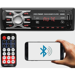 Som Automotivo MP3 Player 6660BSC First Option Bluetooth, Entrada Auxiliar, P2, Rádio FM, Saída RCA, SD, Viva Voz, USB é boa?