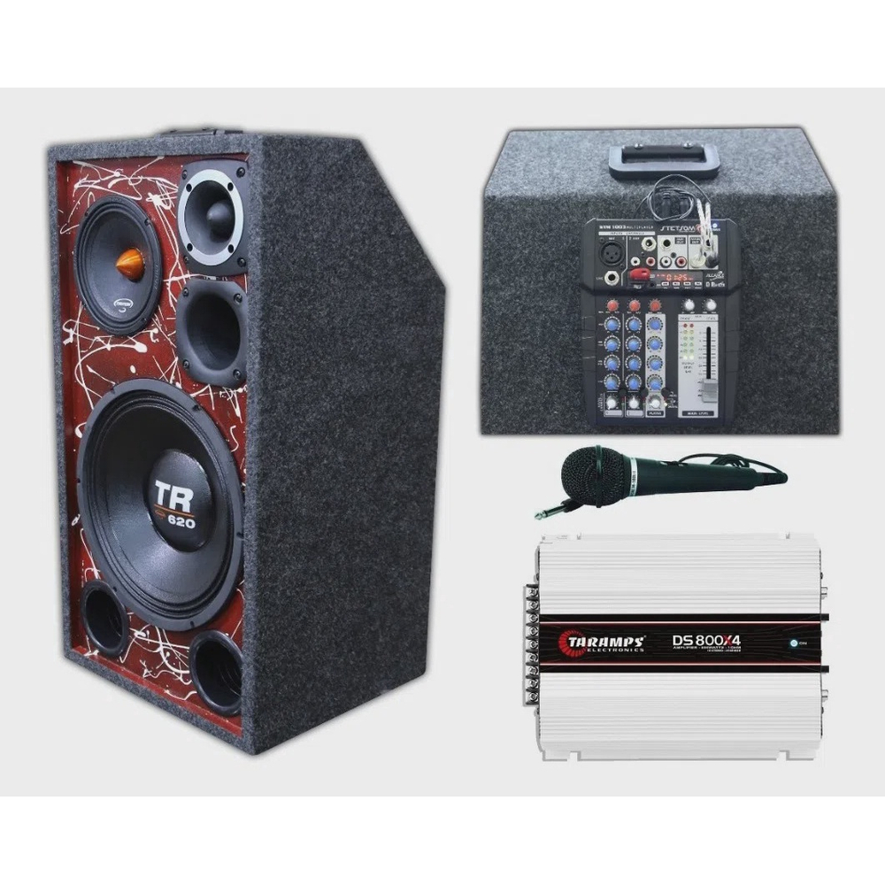 caixa bob - trio jbl tornado pioneer taramps sucesso 