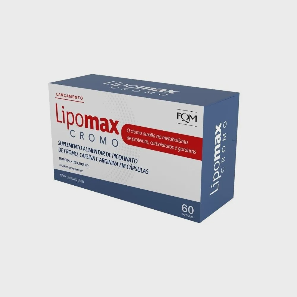 Lipomax Cromo c/60 Cápsulas em Promoção na Americanas