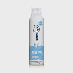 Desodorante Monange Sensível Sem Perfume Aerosol Antitranspirante 48h com 150ml Menor preço em Desodorante Monange Sensível Sem Perfume Aerosol Antitranspirante 48h com 150ml