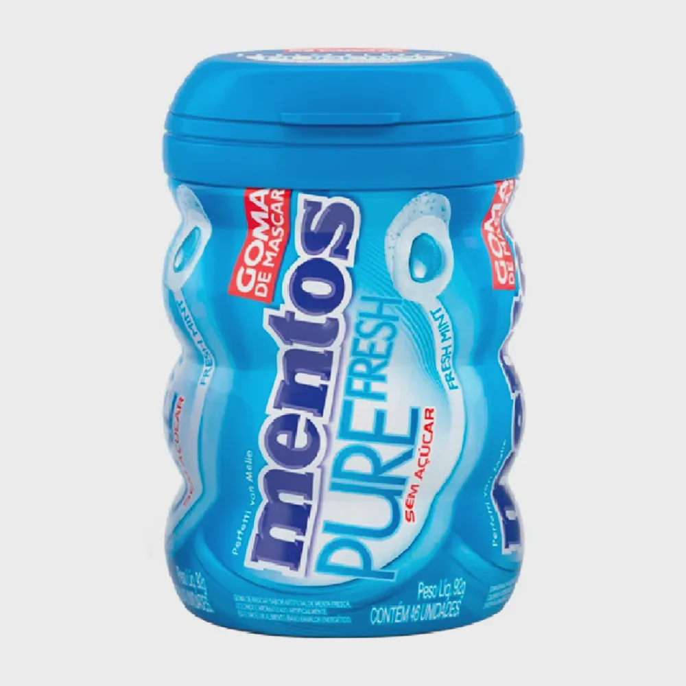 Chiclete Mentos Pure Fresh Mint Sem Açúcar 92g Em Promoção Na Americanas