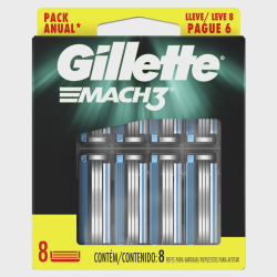 Carga para Aparelho de Barbear Gillette Mach3 Leve 8 Pague 6 é boa?
