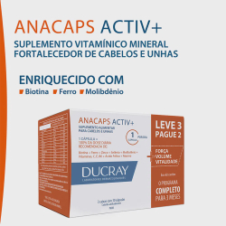 Anacaps Activ + Ducray 90 Cápsulas é boa?