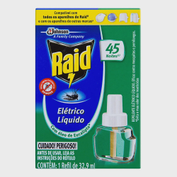 Raid Elétrico Líquido 45 Noites Óleo de Eucalipto Refil com 32,9ml é boa?