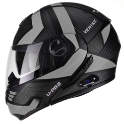 Capacete Moto Peels U-rb2 Vertice Smart Trip Comunicador Preto Fosco Prata Menor preço em Capacete Moto Peels U-rb2 Vertice Smart Trip Comunicador Preto Fosco Prata