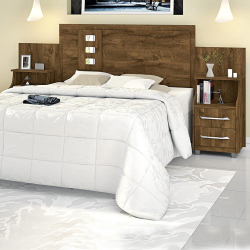 Menor preço em Cabeceira Flórida para Cama Casal/Queen/King - Malbec - Vitamov