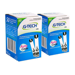 Kit 100 Tiras Reagentes G-Tech Free Lite Menor preço em Kit 100 Tiras Reagentes G-Tech Free Lite