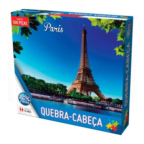 Quebra Cabeça Puzzle 500 Pçs Paris França