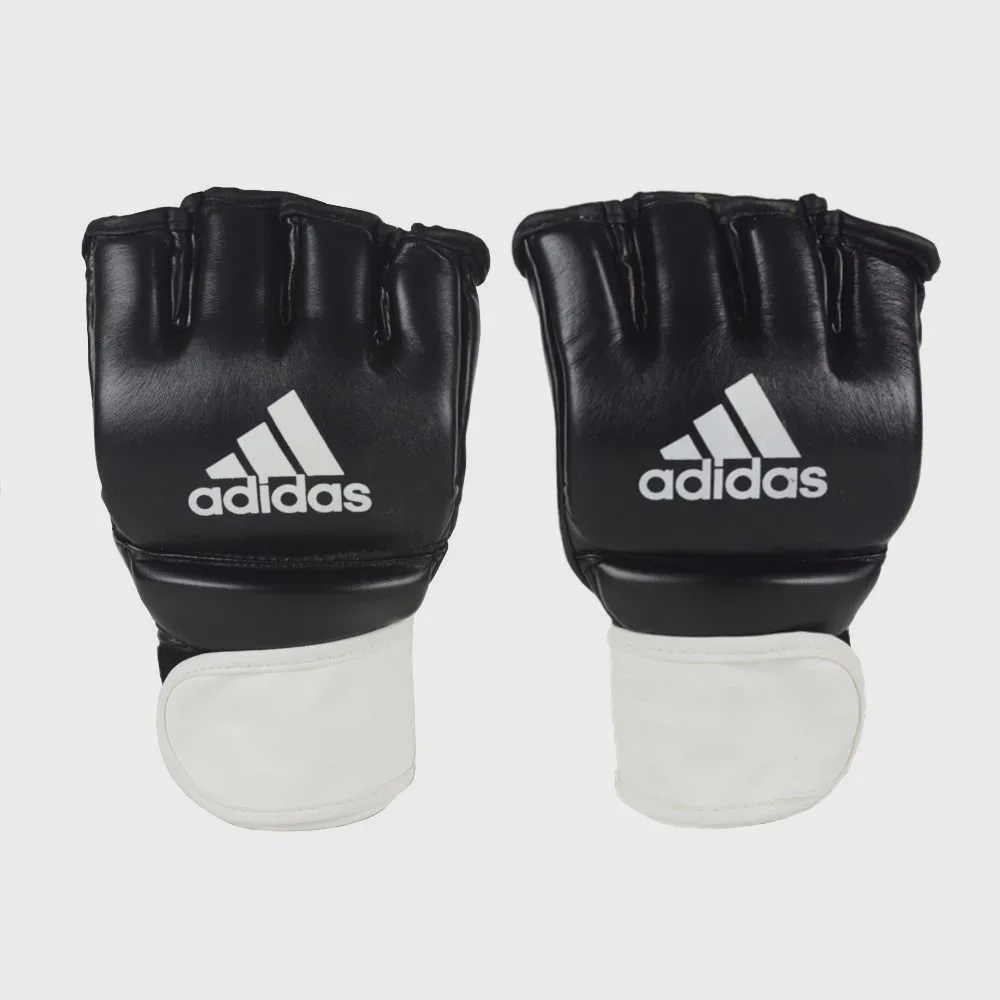 Luva Adidas mma em Couro Preto Branco em Promo o na Americanas