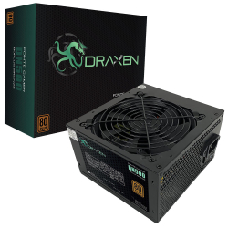 Fonte atx 500W 80 Plus Bronze pfc Ativo DN500 Draxen Menor preço em Fonte atx 500W 80 Plus Bronze pfc Ativo DN500 Draxen