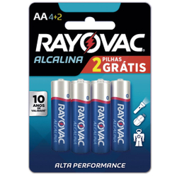 Pilha Alcalina aa Pequena C/6 Rayovac é boa?